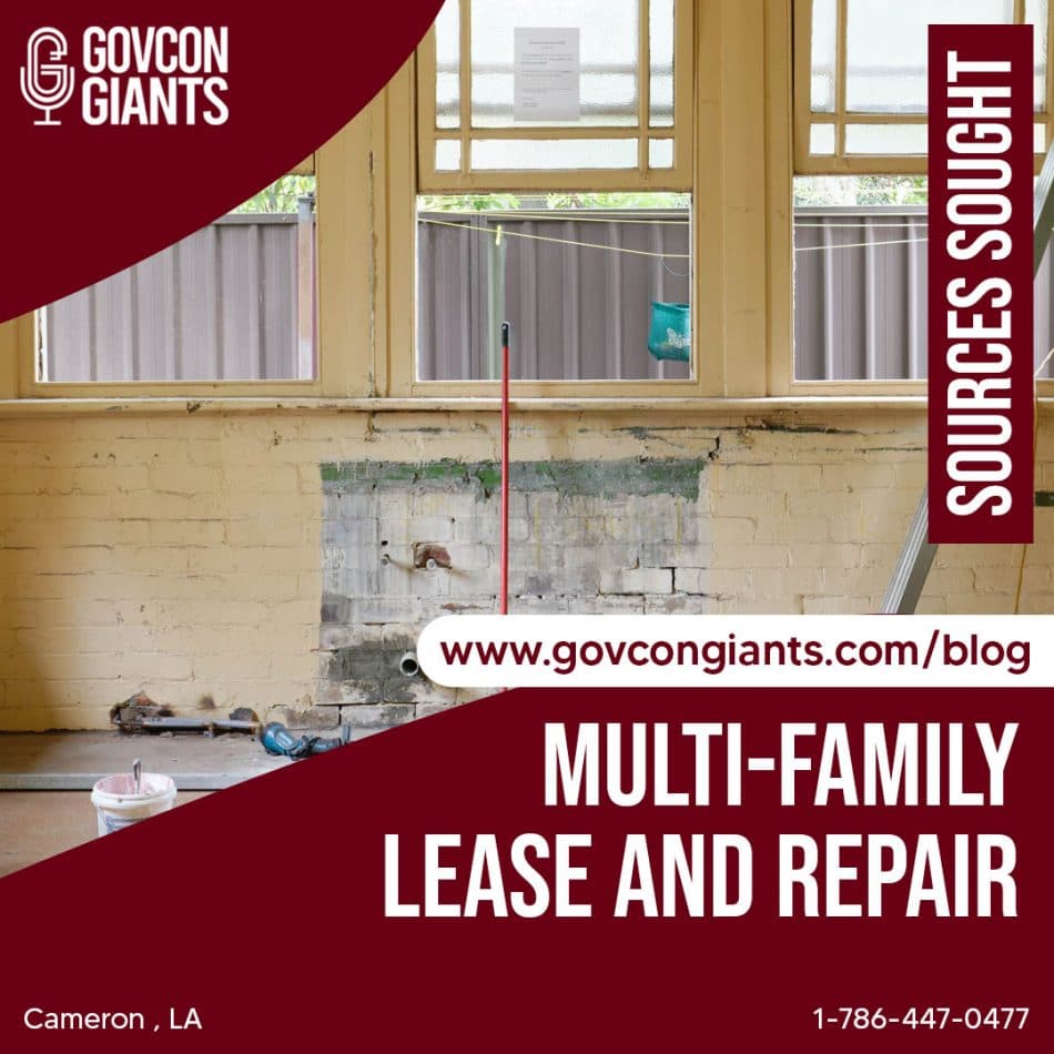 Multi-Family Lease and Repair RFI - Govcon Giants